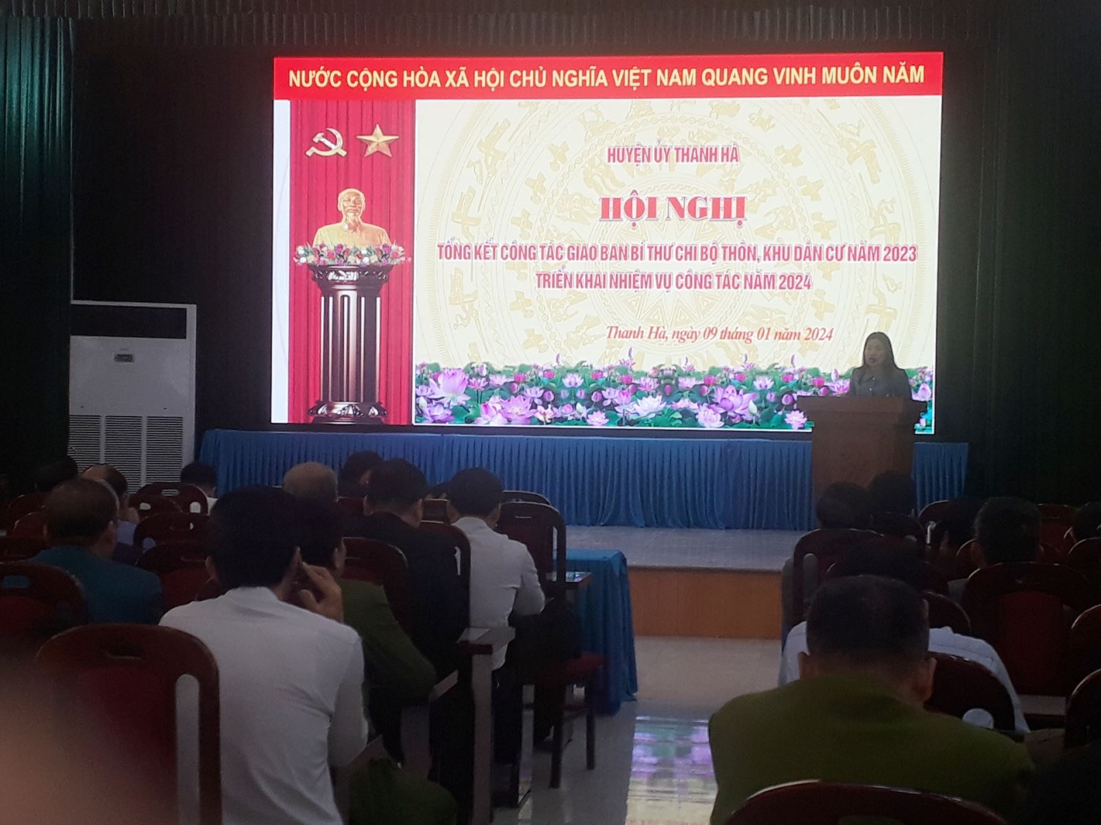 Huyện ủy Thanh Hà nâng cao chất lượng giao ban bí thư chi bộ thôn, khu dân cư